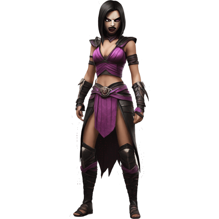 Scared Mileena Mortal Kombat X emoji