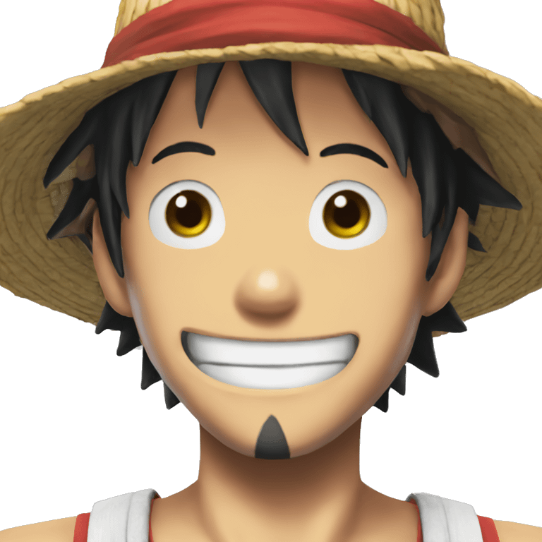 Thé hat of luffy emoji