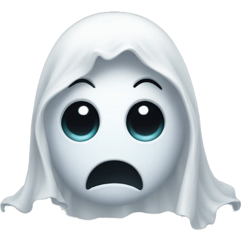 Shy ghost  emoji