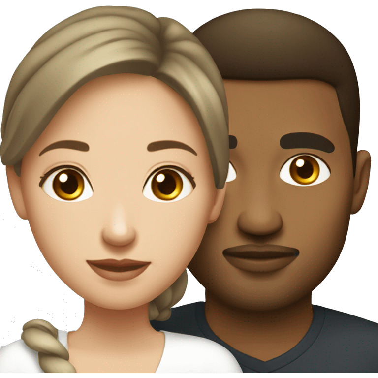 Russian wife and Dominican husband  emoji