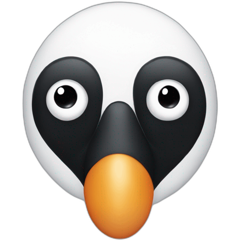 Pingu with human nose emoji