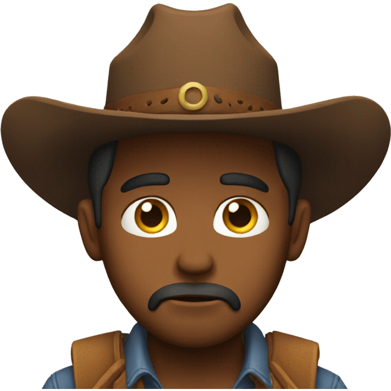 Sad Cowboy emoji