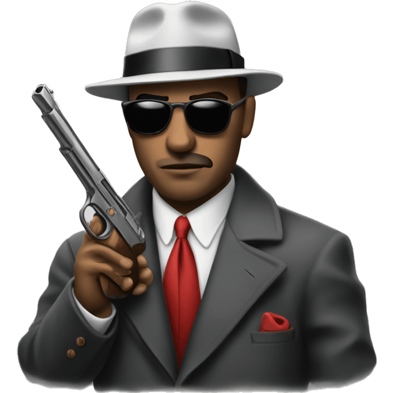 mafia with thompson gun emoji