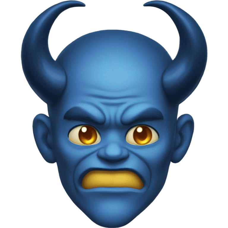 satan blue emoji