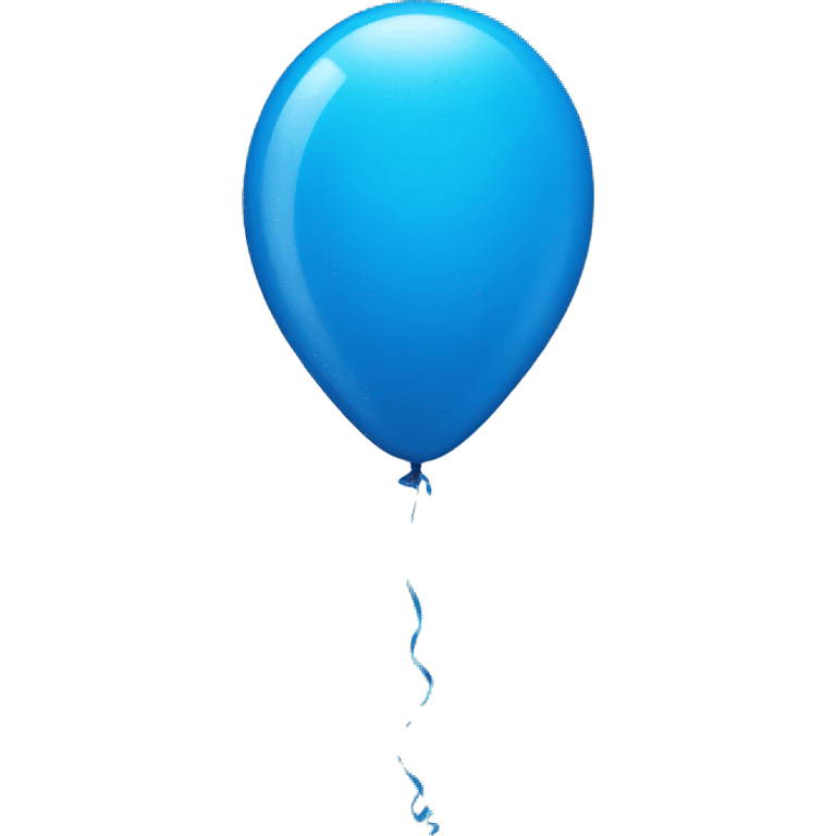 Blue balloon emoji