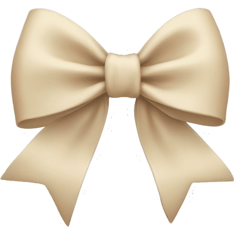 Light beige bow  emoji