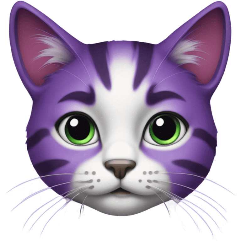 purple cat emoji