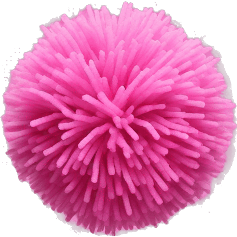 Pink cheer pom poms emoji