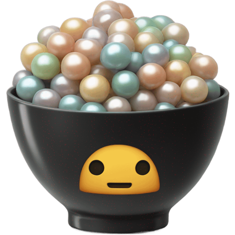 boba in a small bowl emoji