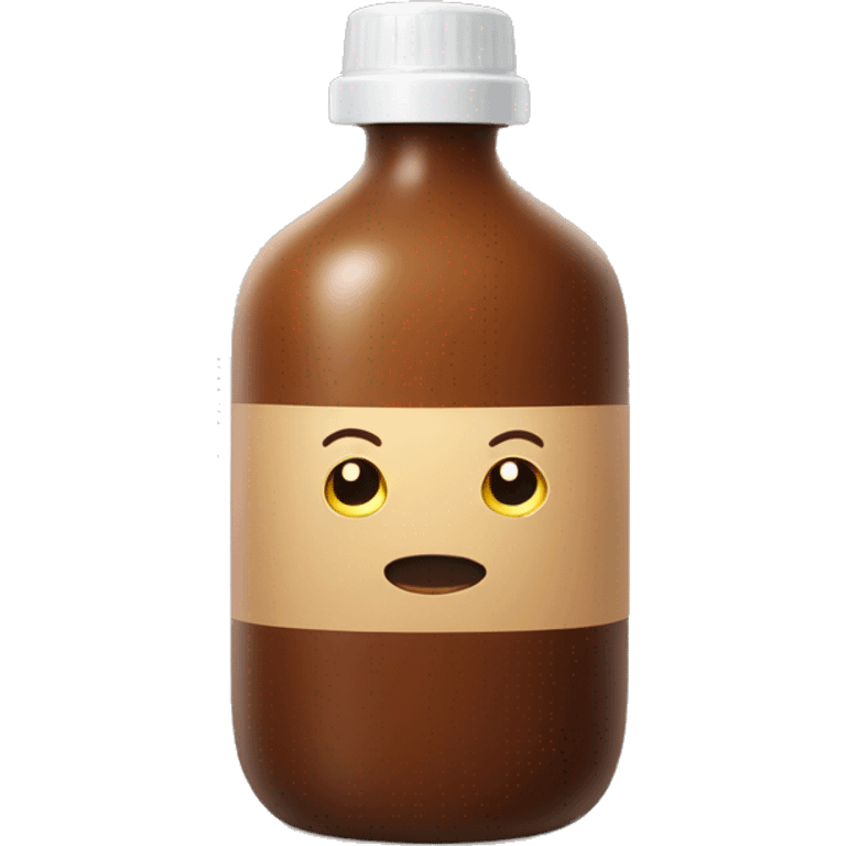 huge brown gel bottle emoji