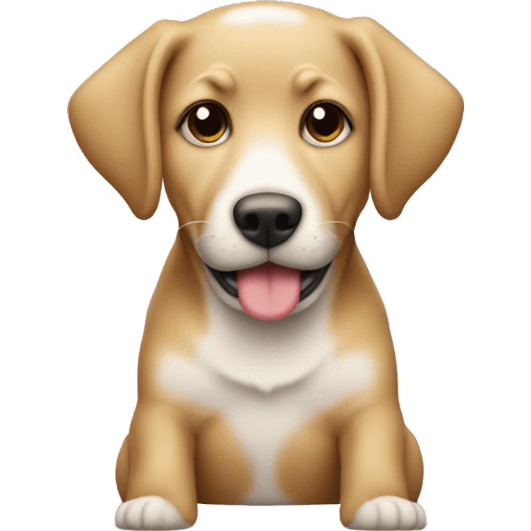 Cachorro com celular  emoji