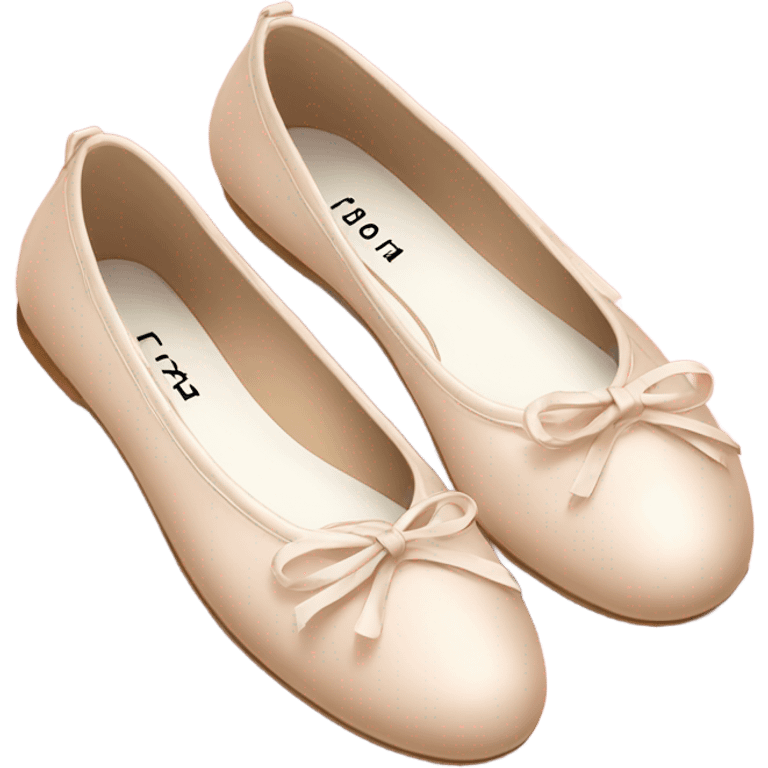 Chanel ballet flats emoji