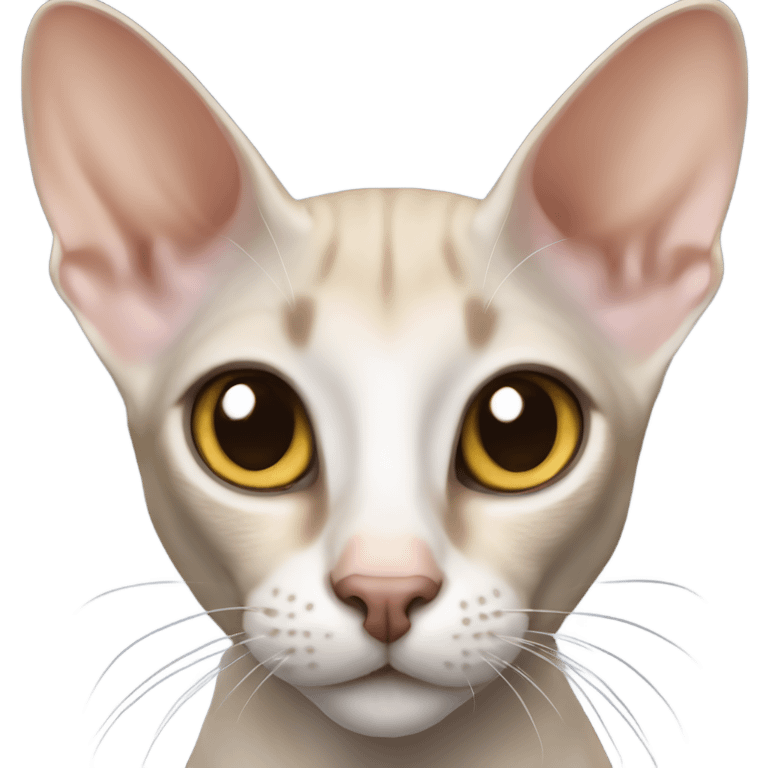 Oriental shorthair cat emoji