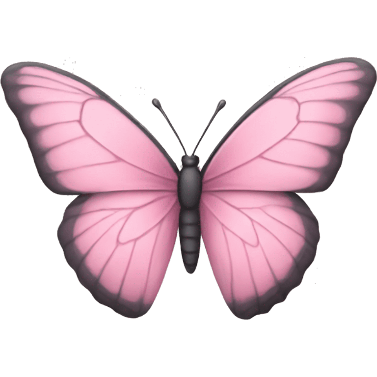 Pastel pink butterfly  emoji