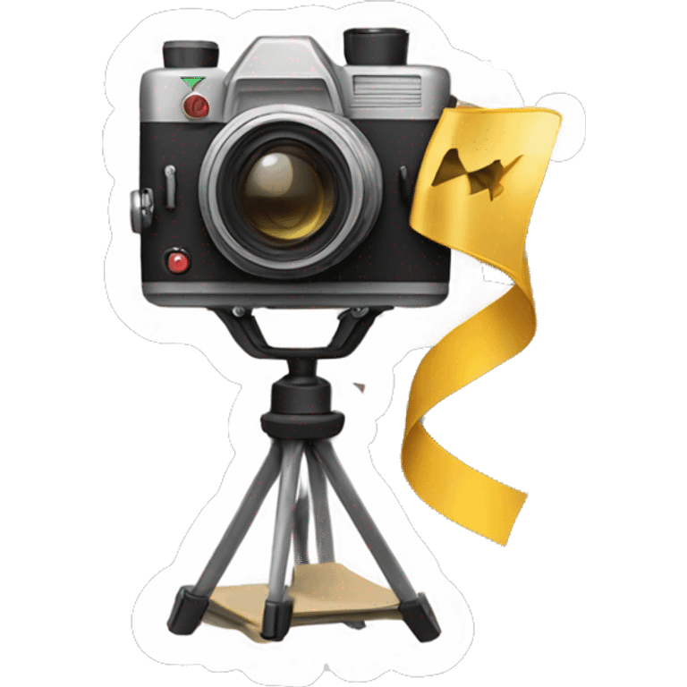 award with a film camera emoji