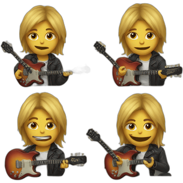 ugly guitar player emoji