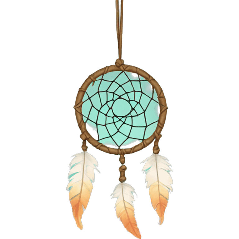 a hanging dreamcatcher  emoji