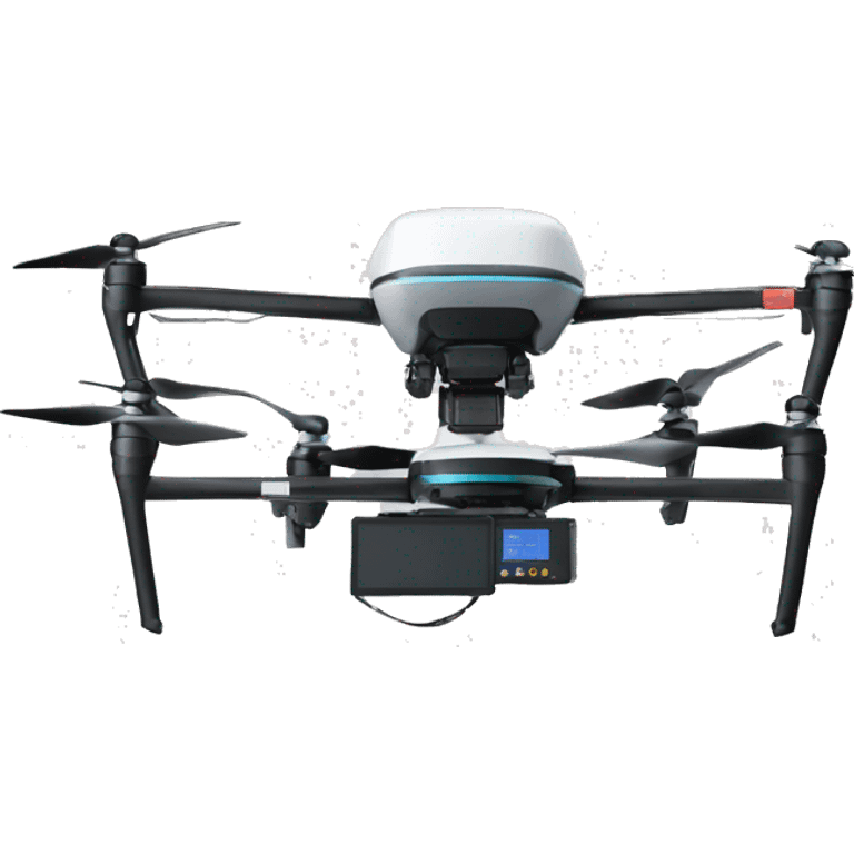 drone taking ultrasonic thickness measurement on metal wall emoji