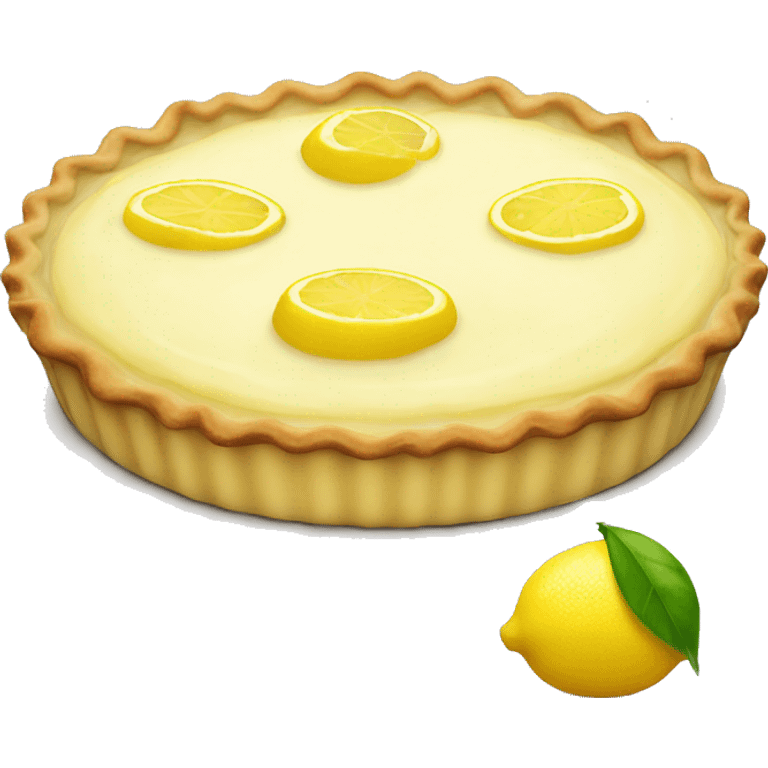 Lemon pie emoji