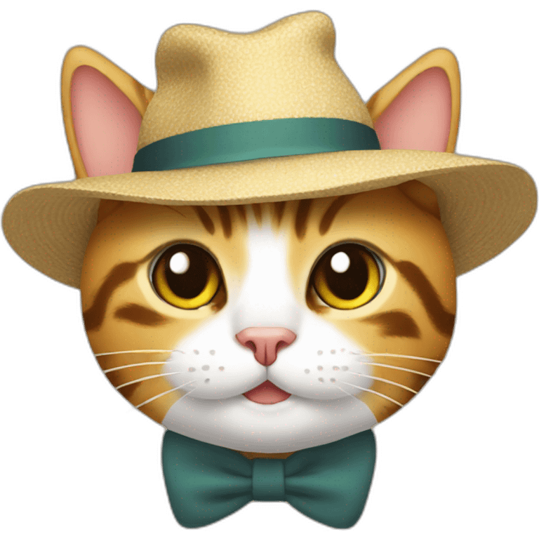 cat with a hat emoji