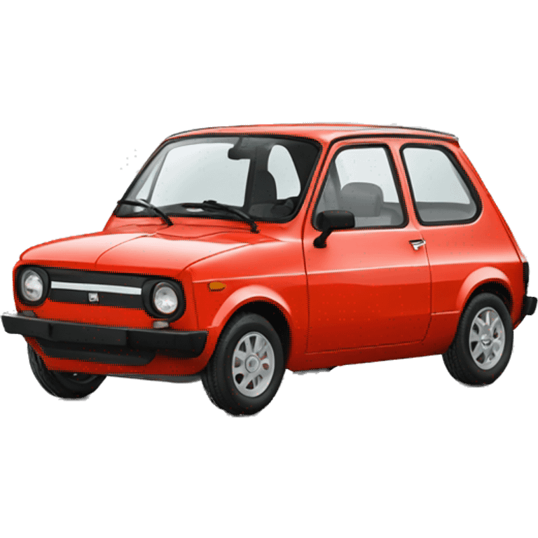 friendly little Fiat 126 emoji