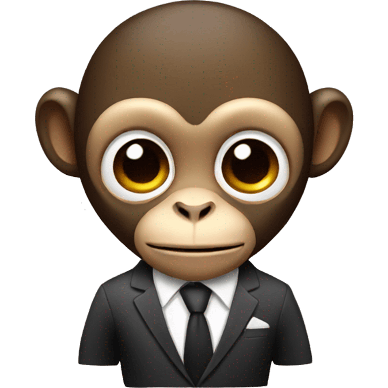 monkey in suit emoji