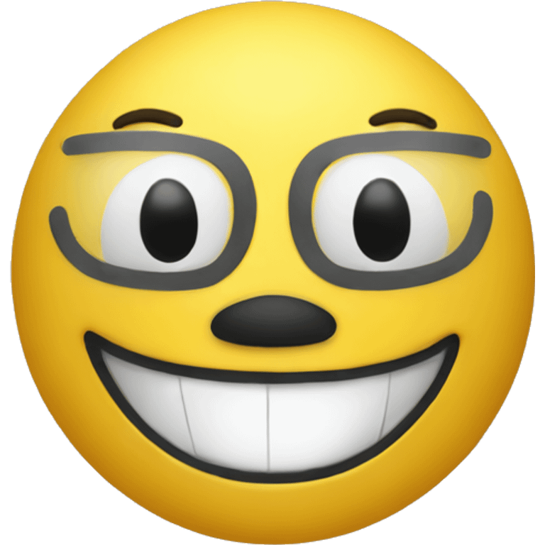 Smiley with fun mask emoji