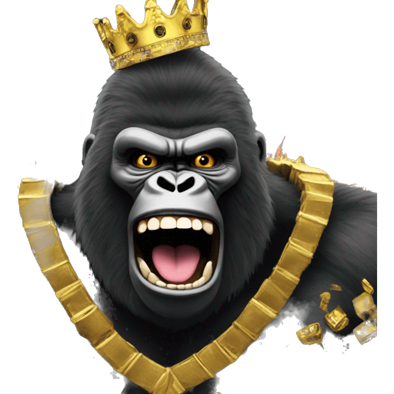 king kong at a rave emoji