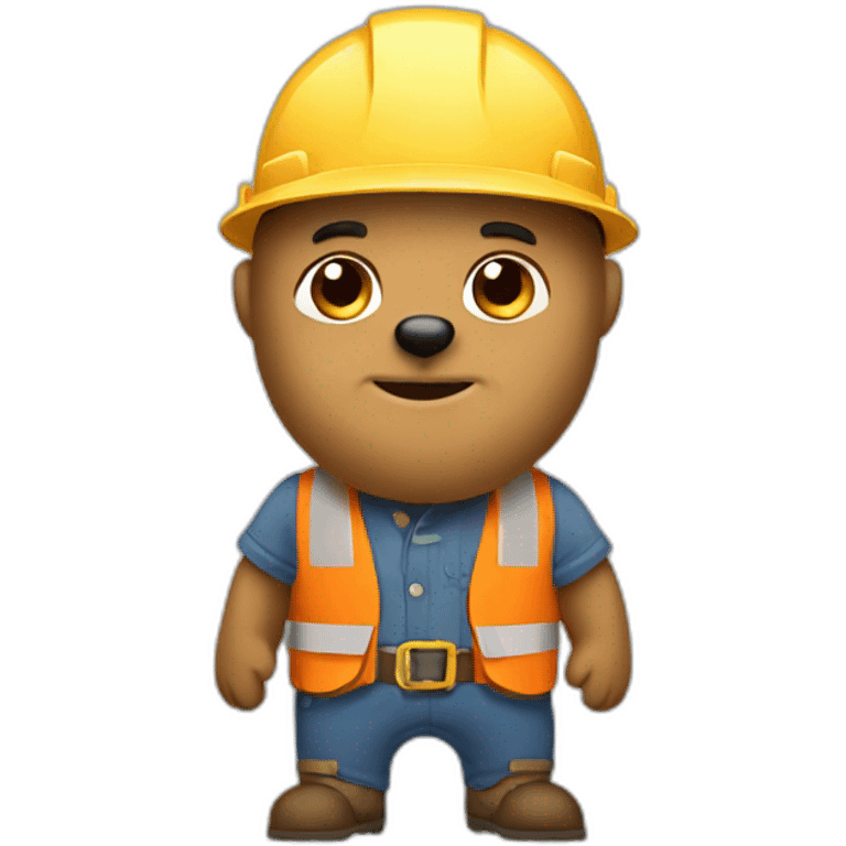 Gopher builder emoji