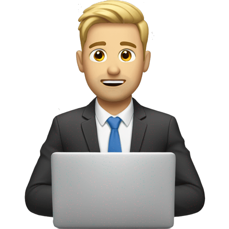 workaholic guy emoji