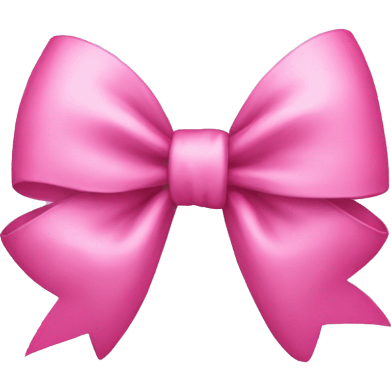 Pink bow emoji