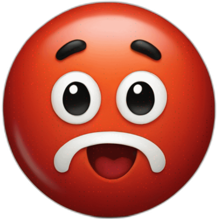 Red M&M emoji