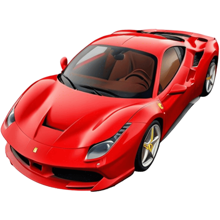 Ferrari 488 GTB - Ferrari (Model Year: 2020) (Iconic colour: Red) emoji