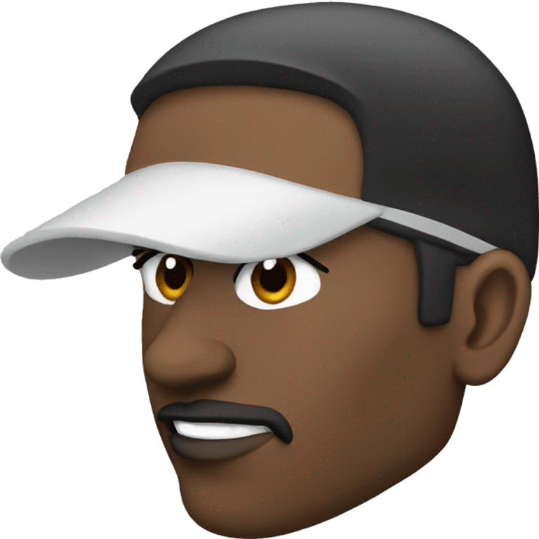 Black Head Coach emoji