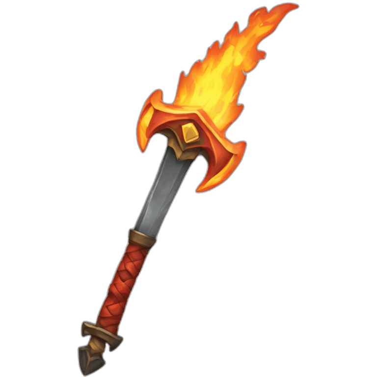 fire sword emoji