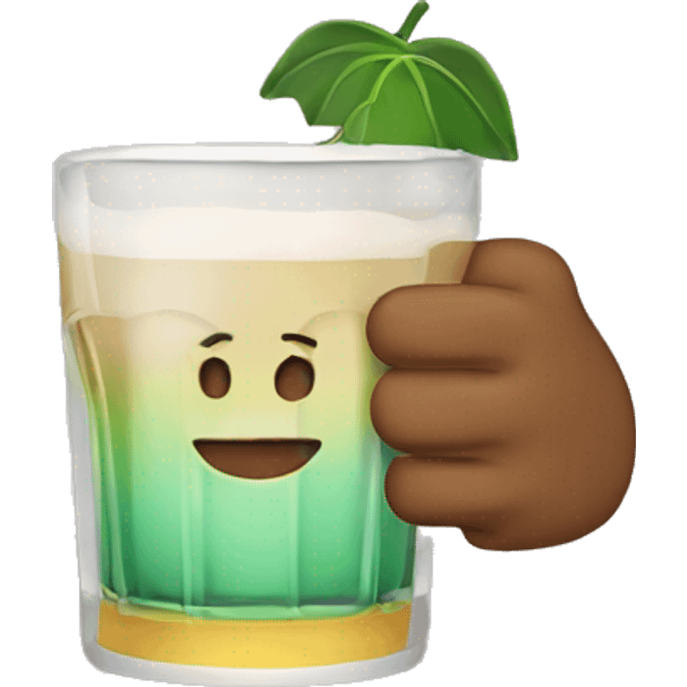 Cheers with drink emoji