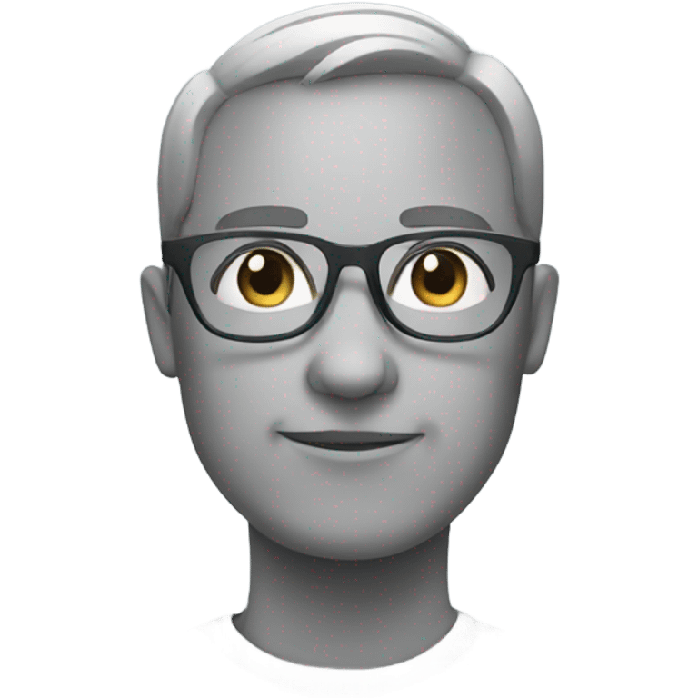 translucent gray glasses emoji