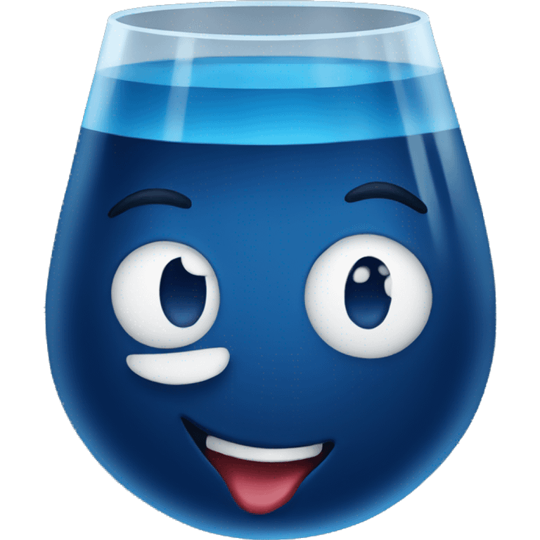 dark blue drink emoji