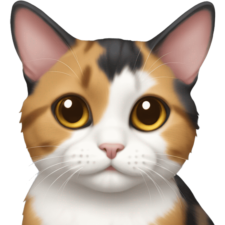 calico munchkin cat  emoji