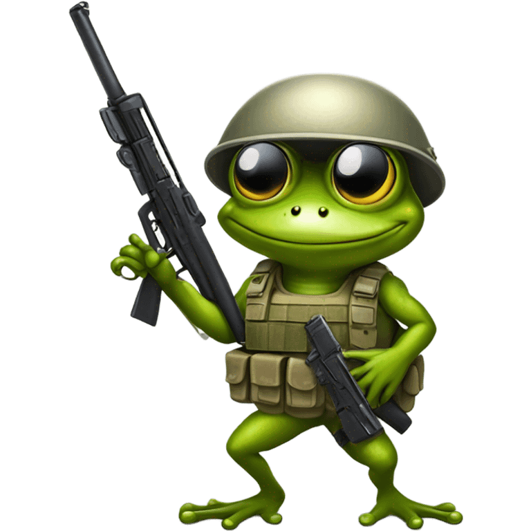 Frog trooper emoji