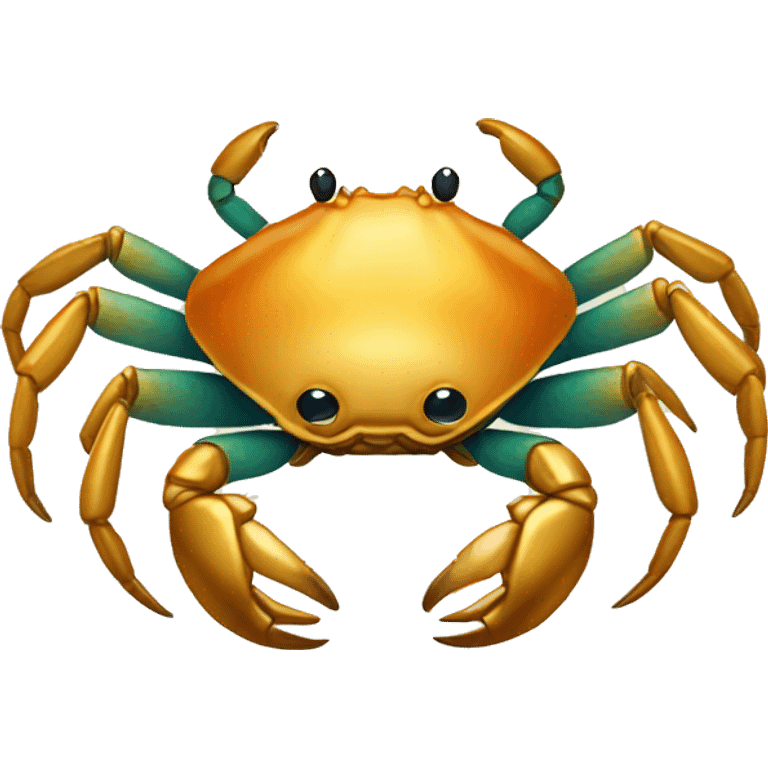 Golden crab  emoji