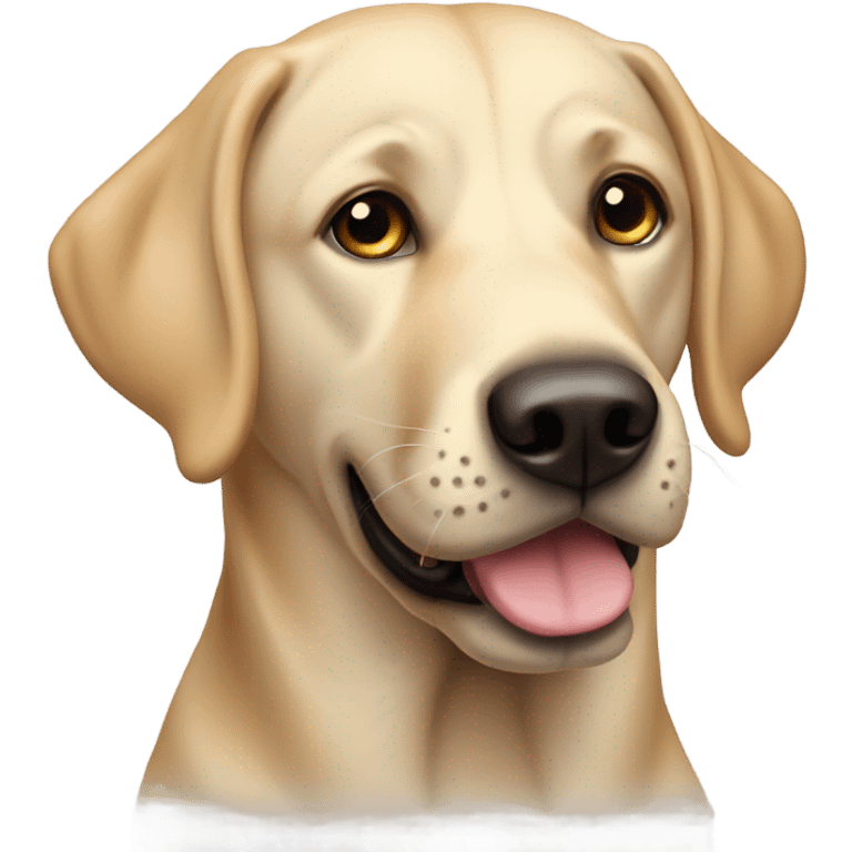 a dudley labrador dog emoji