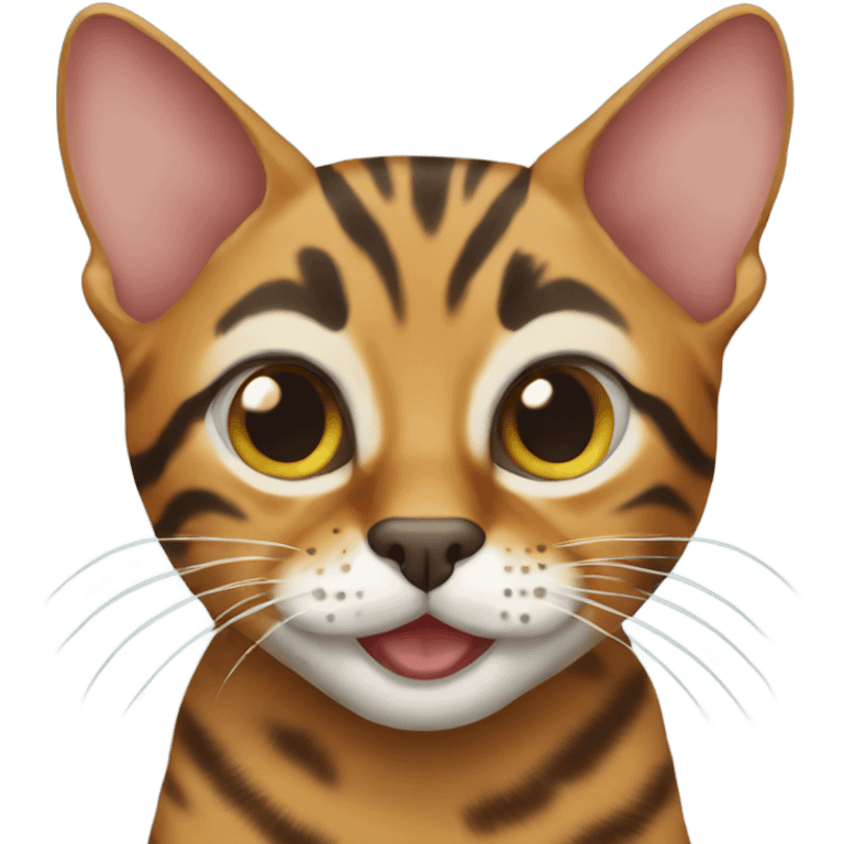 Bengal cat  emoji