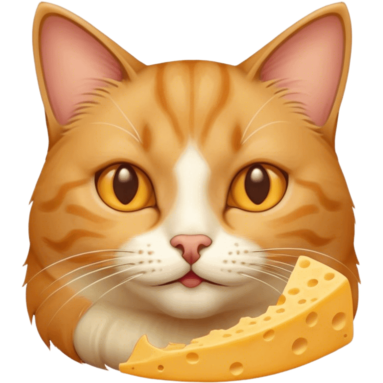 Cat with cheese  emoji