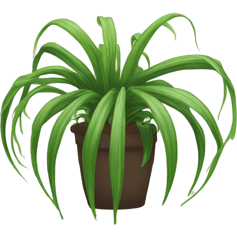 A magical sentient spider-plant who has a dirt ball at his center, and long tendrils￼ emoji