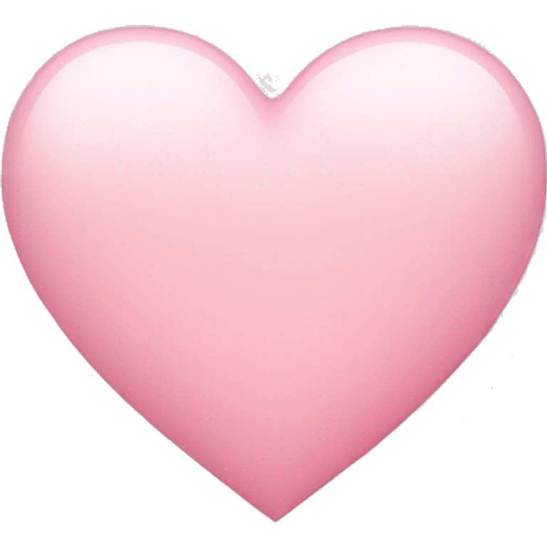 Light pink heart emoji