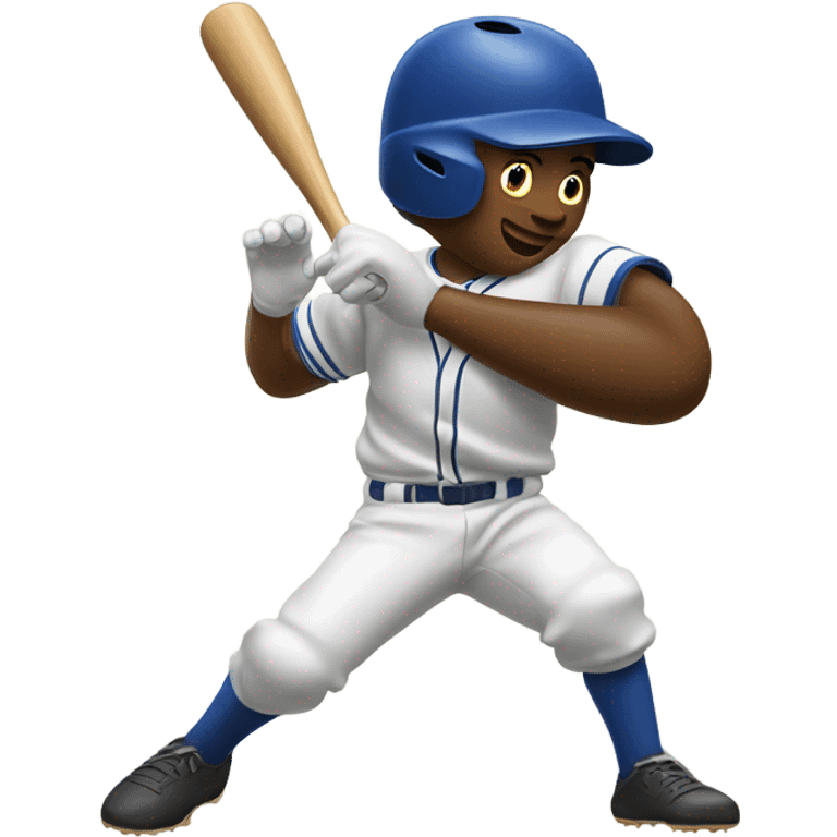 Baseball hitting home run  emoji