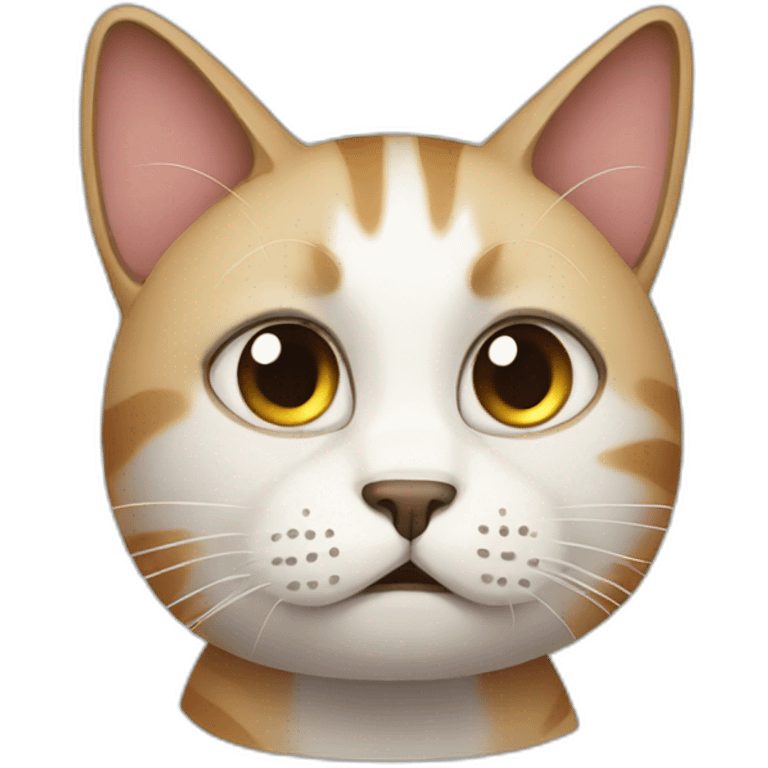 Worried cat emoji