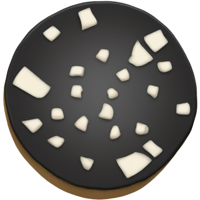 Black cheese  emoji