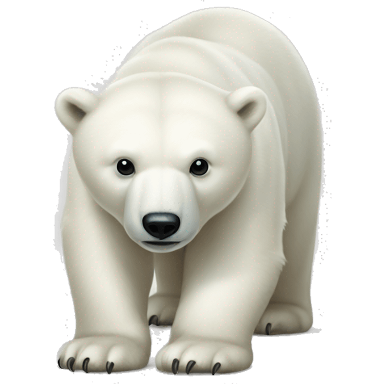 Wriring Polar Bear emoji